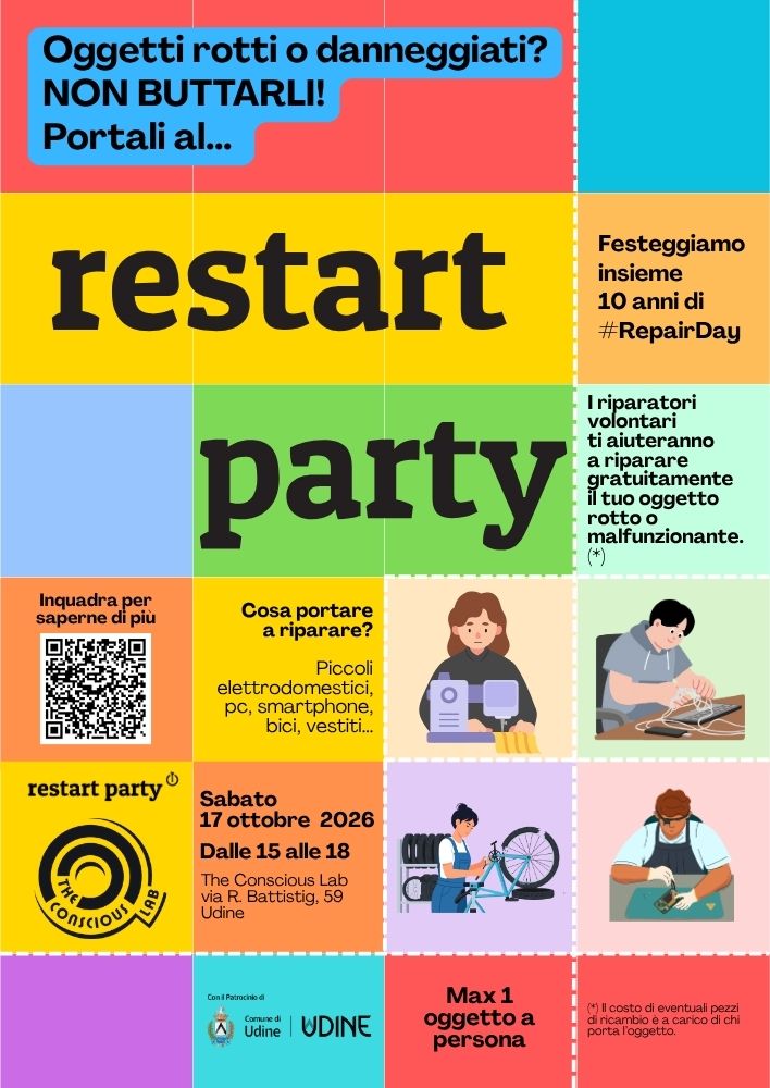 restart party udine